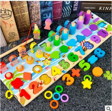 Fidtoy Juguetes Educativos de Madera Montessori para Niños