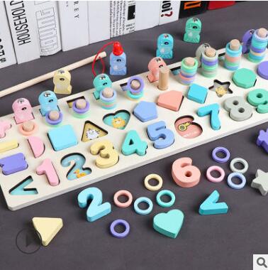 Fidtoy Juguetes Educativos de Madera Montessori para Niños
