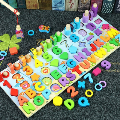 Fidtoy Juguetes Educativos de Madera Montessori para Niños