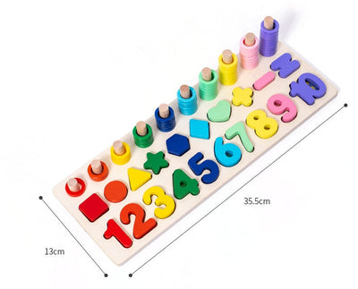 Fidtoy Juguetes Educativos de Madera Montessori para Niños