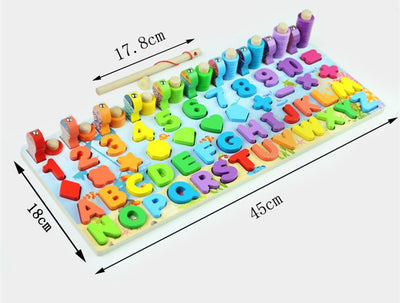 Fidtoy Juguetes Educativos de Madera Montessori para Niños