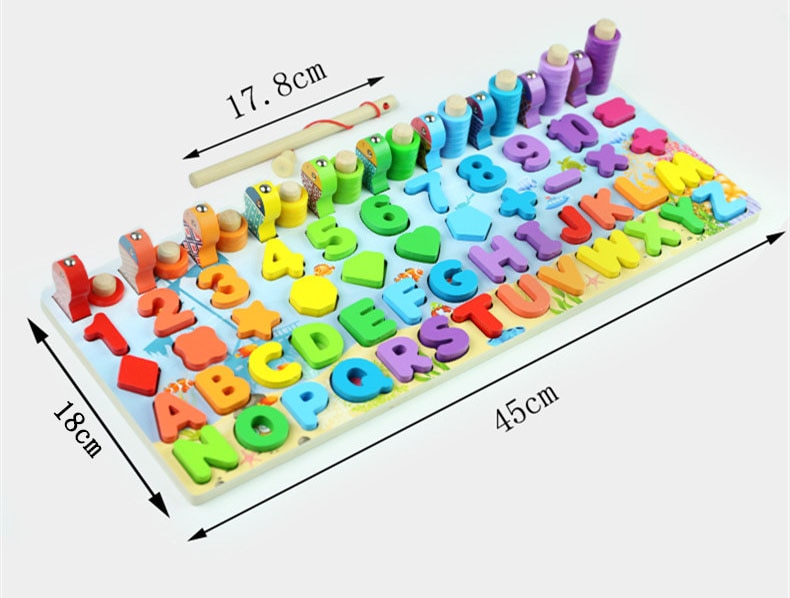 Fidtoy Juguetes Educativos de Madera Montessori para Niños