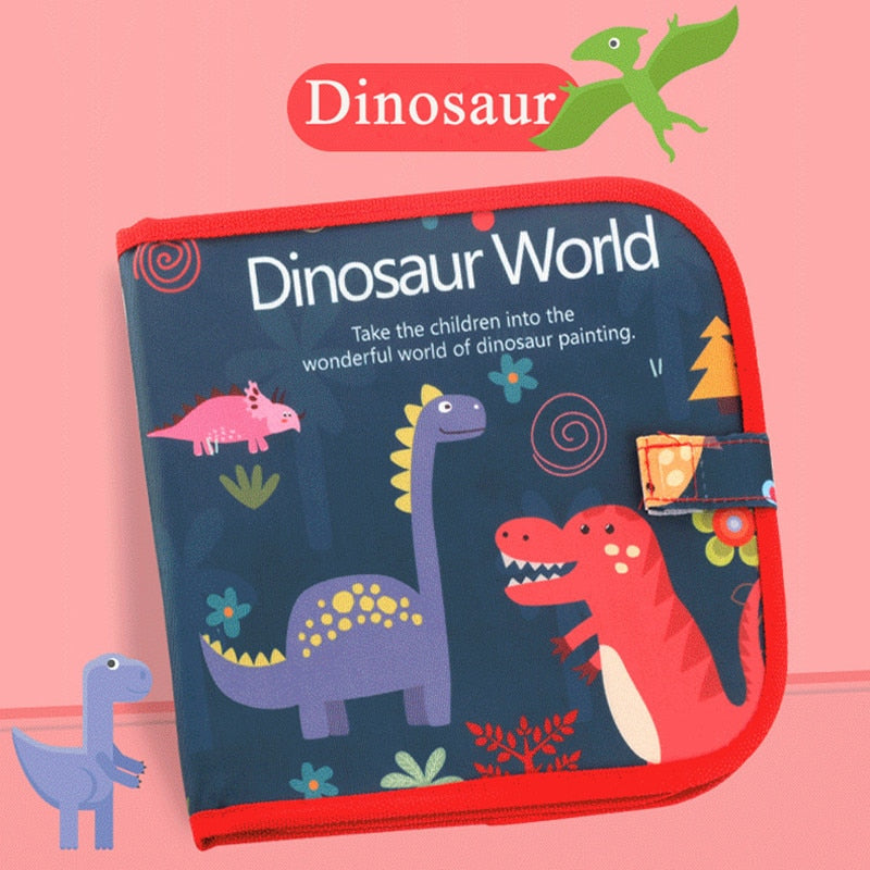 Children Magic Drawing Book (Water Chalk Reusable Drawing Board)