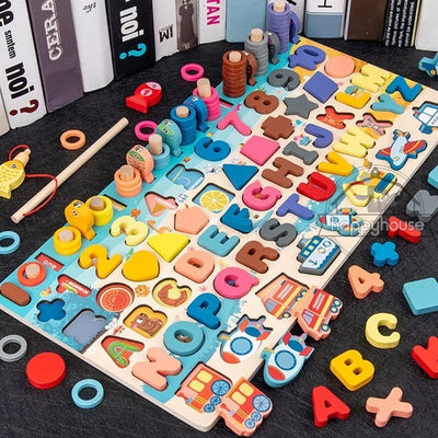 Fidtoy Juguetes Educativos de Madera Montessori para Niños