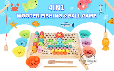 Fidtoy Juguetes Educativos de Madera Montessori para Niños