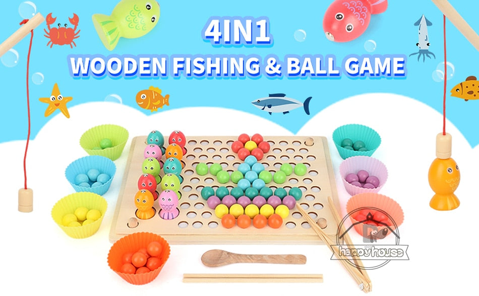Fidtoy Juguetes Educativos de Madera Montessori para Niños