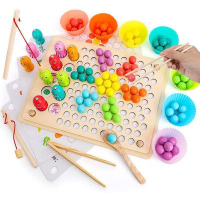 Fidtoy Juguetes Educativos de Madera Montessori para Niños
