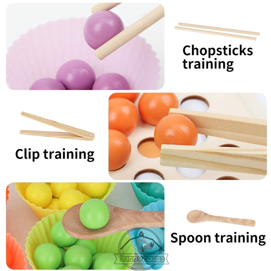 Fidtoy Juguetes Educativos de Madera Montessori para Niños
