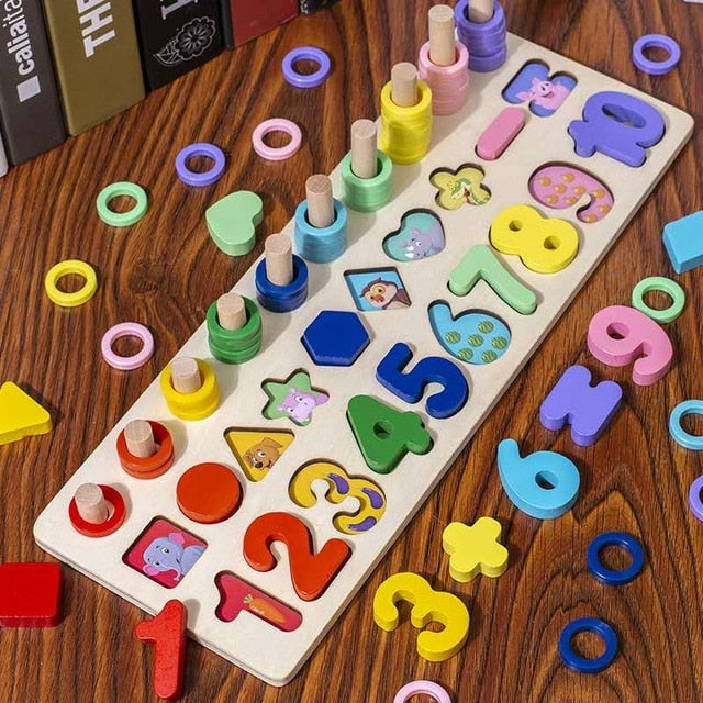 Fidtoy Juguetes Educativos de Madera Montessori para Niños