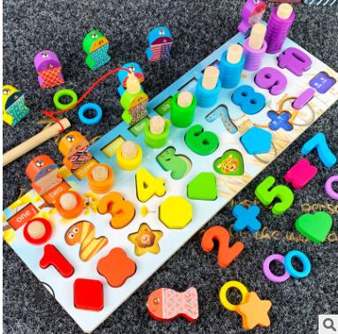 Fidtoy Juguetes Educativos de Madera Montessori para Niños