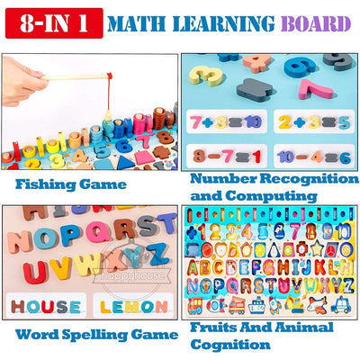 Fidtoy Juguetes Educativos de Madera Montessori para Niños