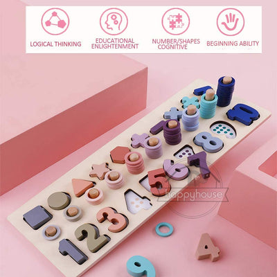 Fidtoy Juguetes Educativos de Madera Montessori para Niños