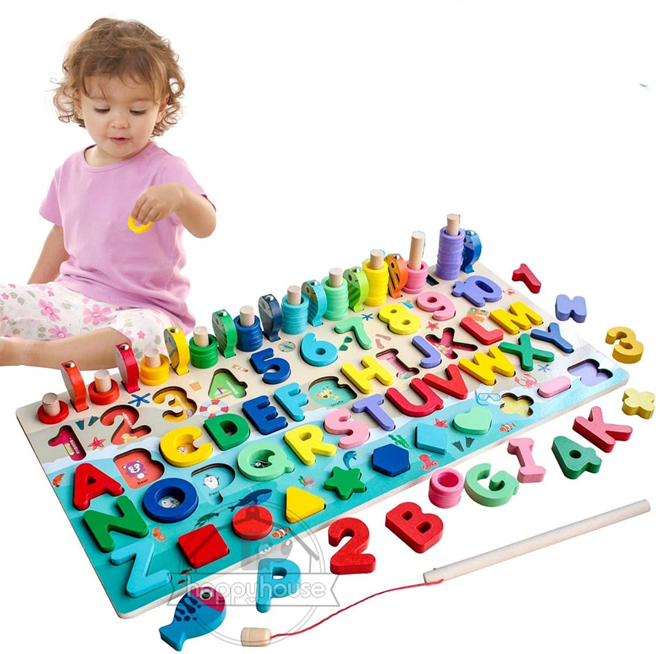 Fidtoy Juguetes Educativos de Madera Montessori para Niños