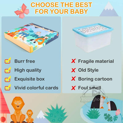 Fidtoy Juguetes Educativos de Madera Montessori para Niños