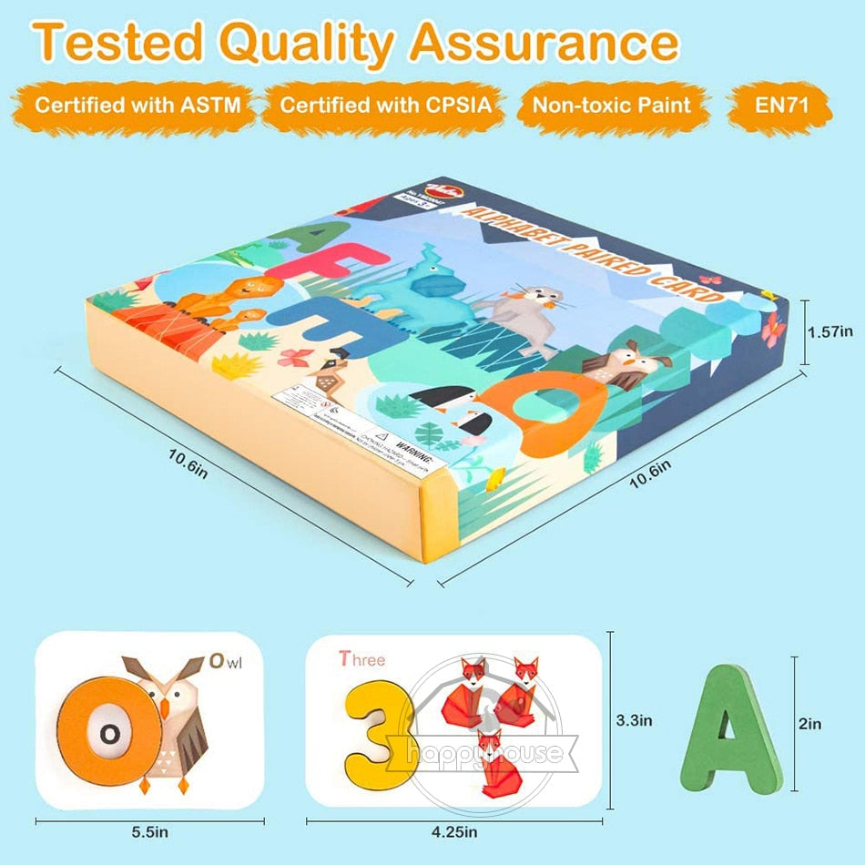 Fidtoy Juguetes Educativos de Madera Montessori para Niños