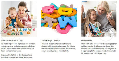 Fidtoy Juguetes Educativos de Madera Montessori para Niños