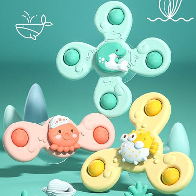 Montessori Spinning Baby Bath Toy
