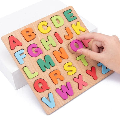 Fidtoy Montessori Wooden Alphabet Board