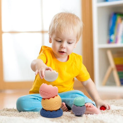 Montessori Soft Rubber Stacking Toy