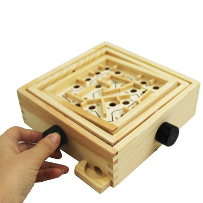 Fidtoy Labyrinthe en Bois Jeu de Société pour Enfants