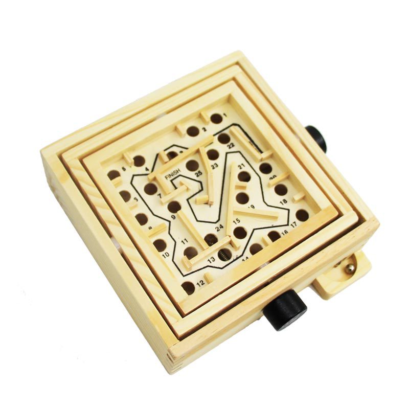 Fidtoy Labyrinthe en Bois Jeu de Société pour Enfants