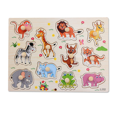 Fidtoy Wooden Puzzles Toddler Educational Learning Toy