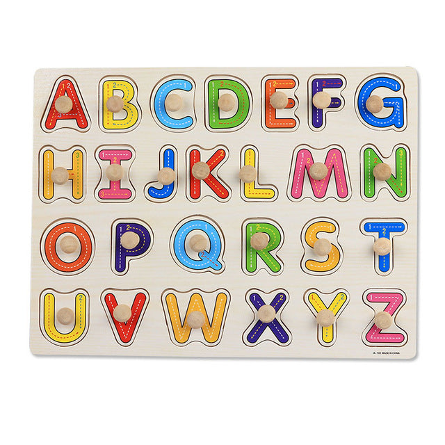 Fidtoy Wooden Puzzles Toddler Educational Learning Toy