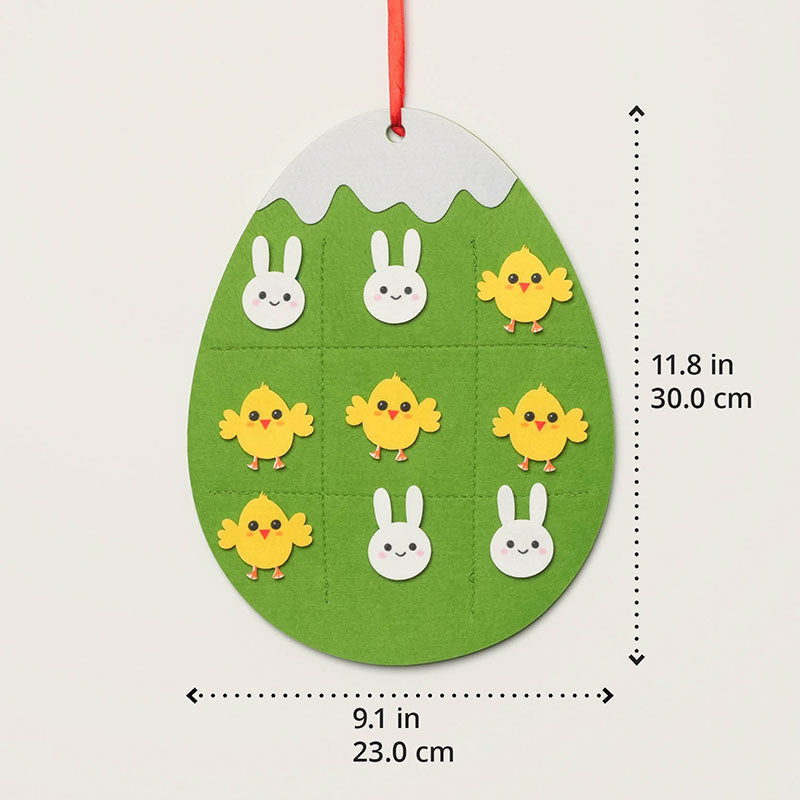 Fidtoy Conejo de Fieltro de Actividad para Pared para Niños de 1+ Decoración de Pascua