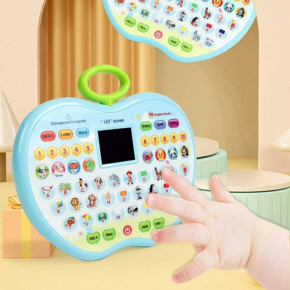 Fidtoy Ordinateur Éducatif Apple avec Écran LED pour Enfants