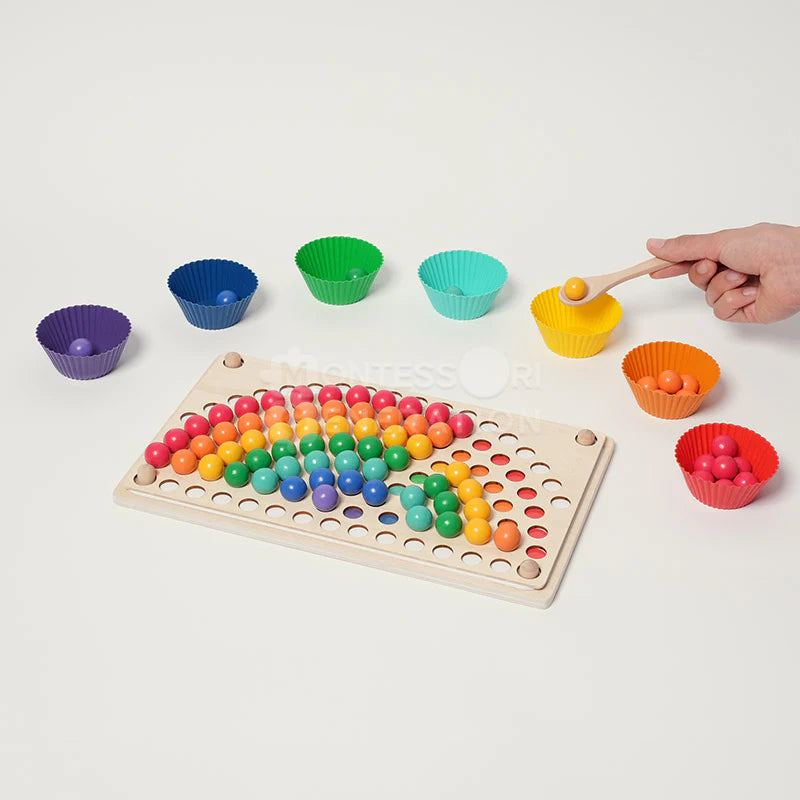 Fidtoy Montessori Rainbow Beads