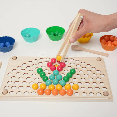 Fidtoy Montessori Rainbow Beads