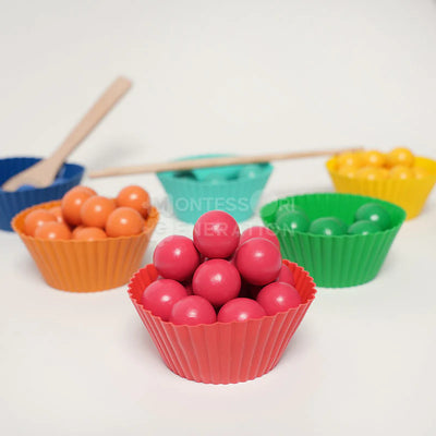 Fidtoy Montessori Rainbow Beads