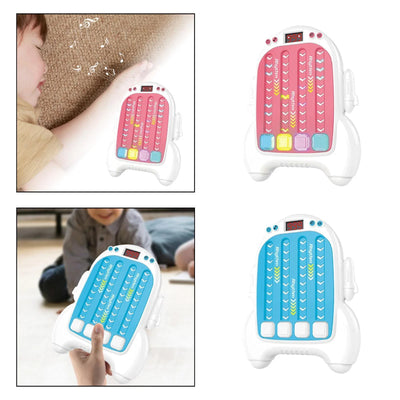 Fidtoy Quick Push Rhythm Finger Pressing Game Machine for Kids Concentration Training Hand Speed Reflex Challenge Toy