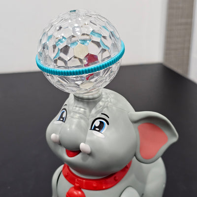 Cute Elephant 360° Rotating Toy – Musical & Light Fun for Kids | Bacha Toys