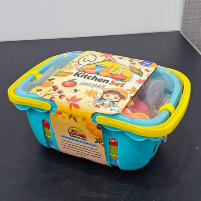 Juego de Cocina para Niños con Accesorios – Set de Juego de Cocina con Cesta | Bacha Toys