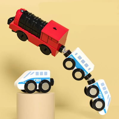 Train Track Montessori Wooden Blocks