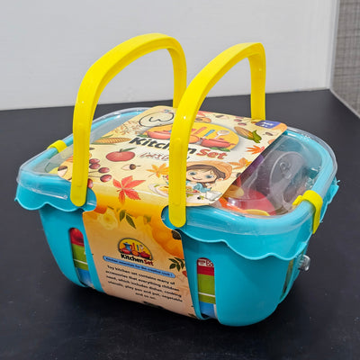 Juego de Cocina para Niños con Accesorios – Set de Juego de Cocina con Cesta | Bacha Toys