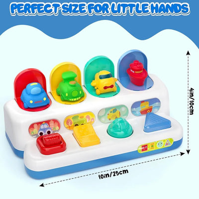 Vehículos pop-up – Juguete de educación temprana para un aprendizaje feliz y un juego imaginativo | Bacha Toys