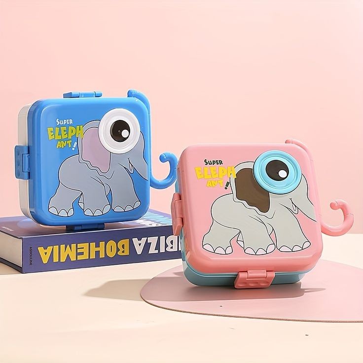 Super Elephant Stainless Steel Lunch Box – Double-Decker Delight | Bacha Toys