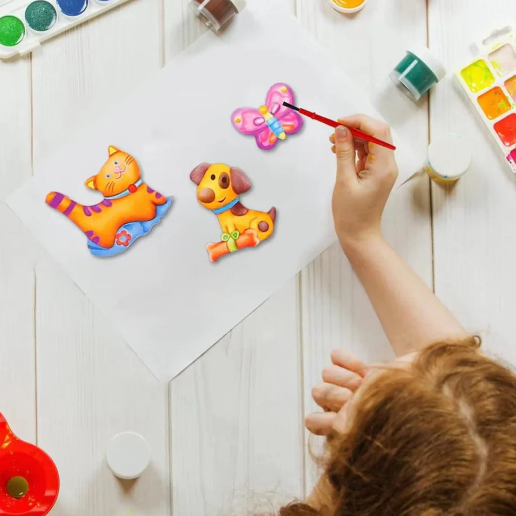 Kit de manualidades de jardín para niños Fidtoy Mould and Paint