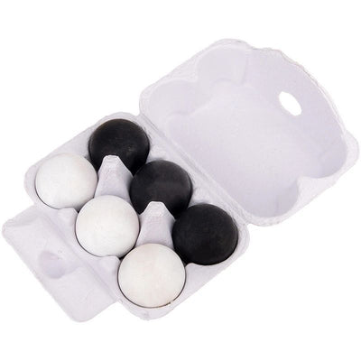 6 boules en bois de tilleul de qualité supérieure, styles assortis