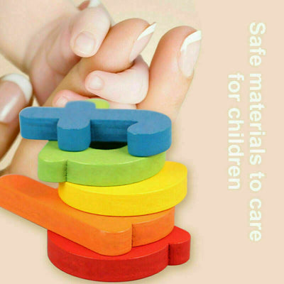 Fidtoy Wooden Alphabet Spelling Game Set for Kids Learning