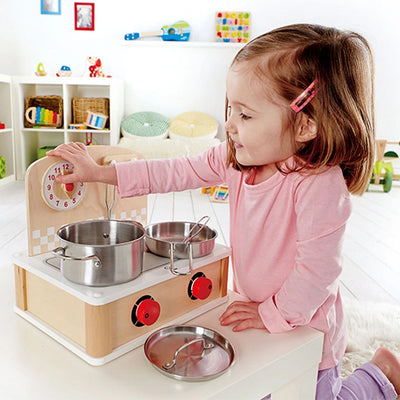 Fidtoy Cuisine Enfant 2-en-1 Cuisinière Gril Jouet de Cuisine