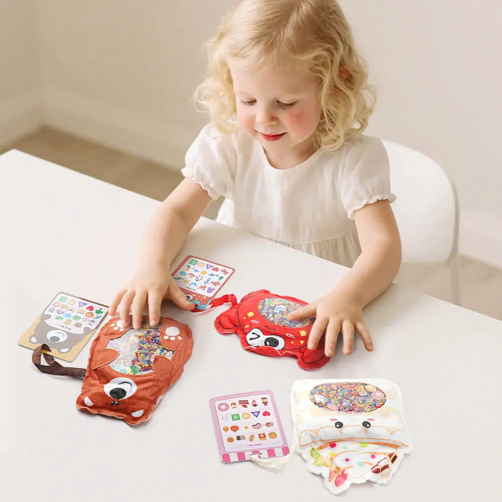 Hide-and-Seek Sensory Toys Set - Educational Fun for Kids 3+