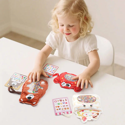 Hide-and-Seek Sensory Toys Set - Educational Fun for Kids 3+