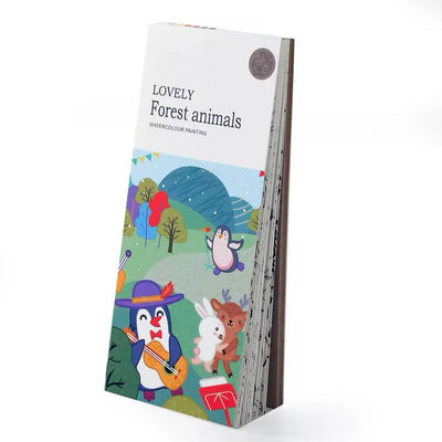 Painting Bookmark Set – Creative Watercolor Fun for Kids – Forest Animals, Princess, Happy Elf, Cute Pet