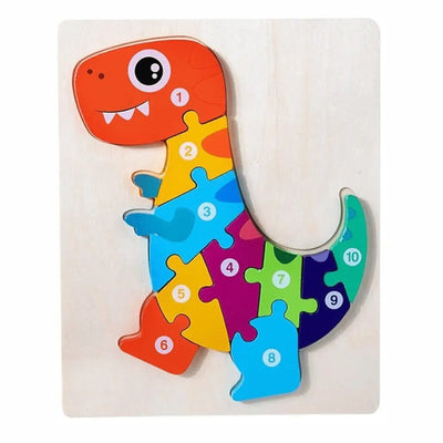 Puzzle en bois animaux | Jouets éducatifs d'apprentissage sensoriel pour le développement précoce Puzzles en bois - Choisissez-en 1