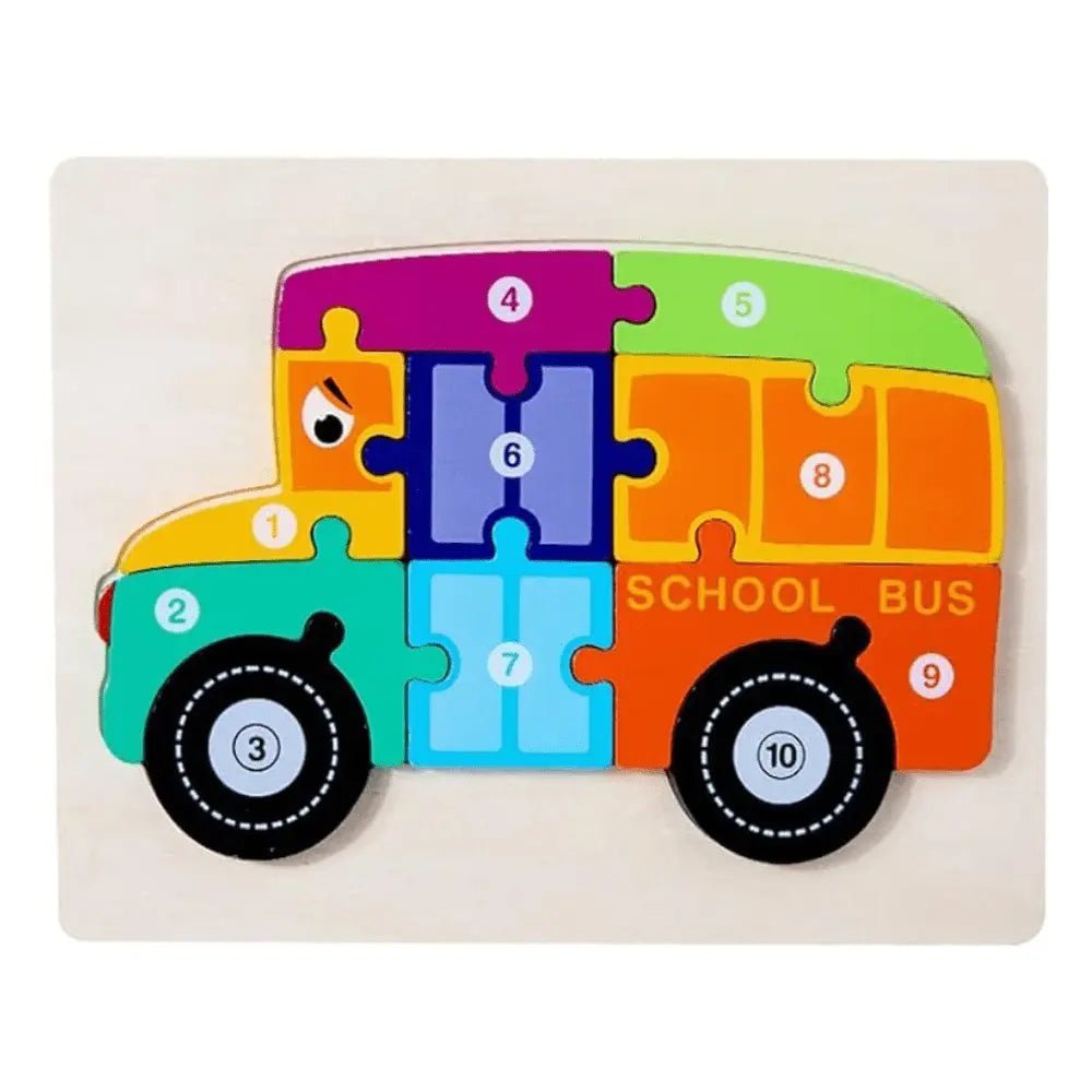 Puzzle en bois animaux | Jouets éducatifs d'apprentissage sensoriel pour le développement précoce Puzzles en bois - Choisissez-en 1