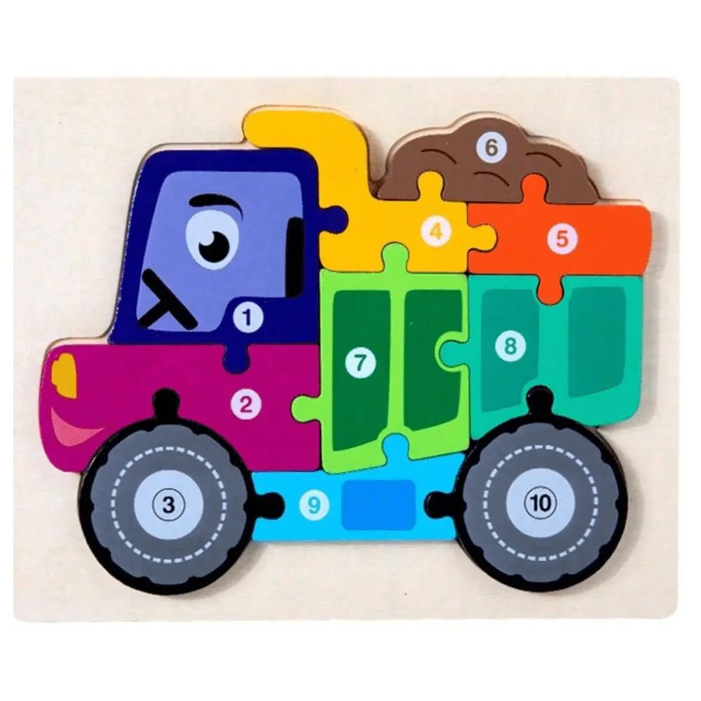 Puzzle en bois animaux | Jouets éducatifs d'apprentissage sensoriel pour le développement précoce Puzzles en bois - Choisissez-en 1