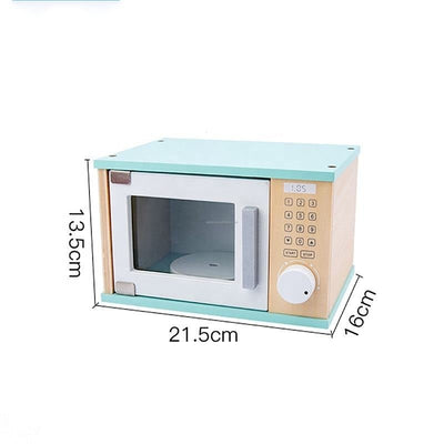 Jouet four à micro-ondes en bois pour enfants